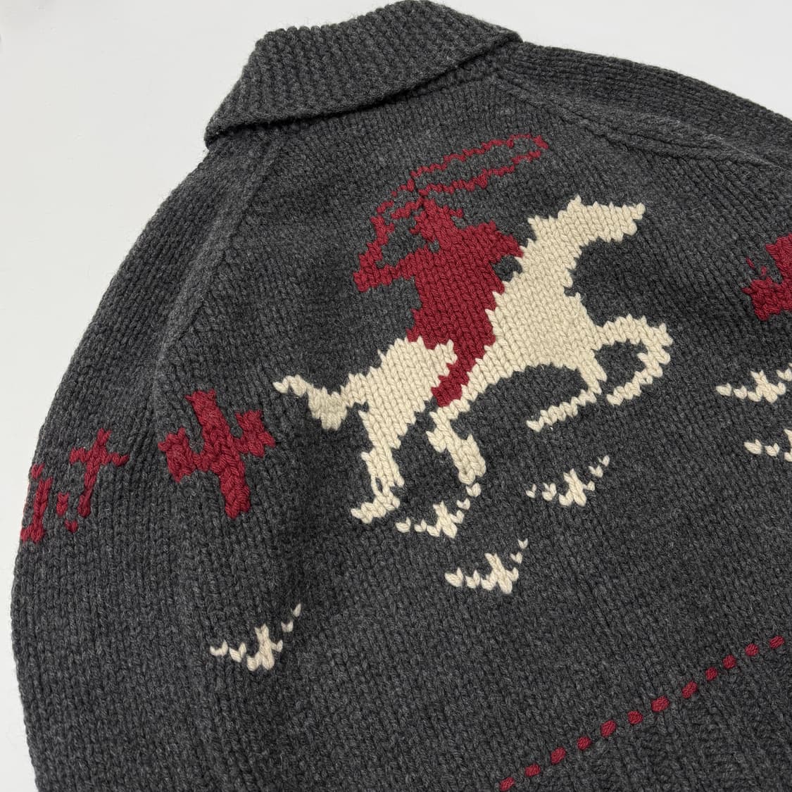 TMT polo pattern wool cowichan 상품이미지7