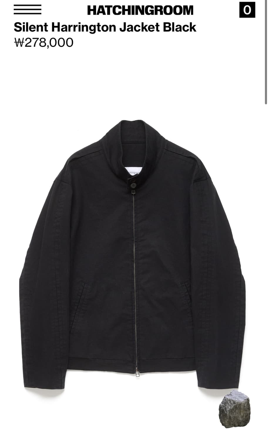해칭룸 Silent Harrington Jacket Black 4사이즈 상품이미지1