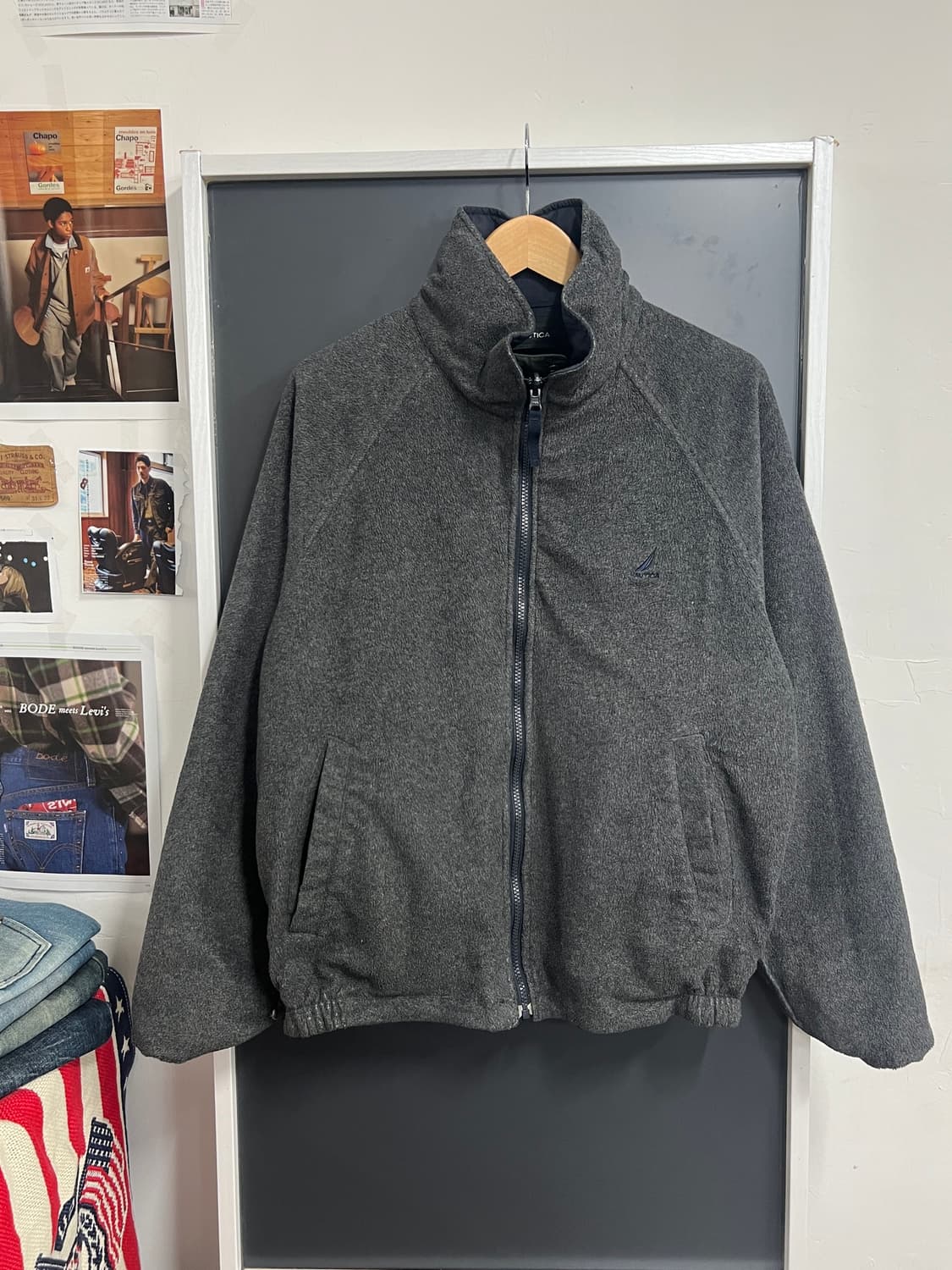 Nautica 노티카 올드스쿨 리버시블 카키 자켓 상품이미지5