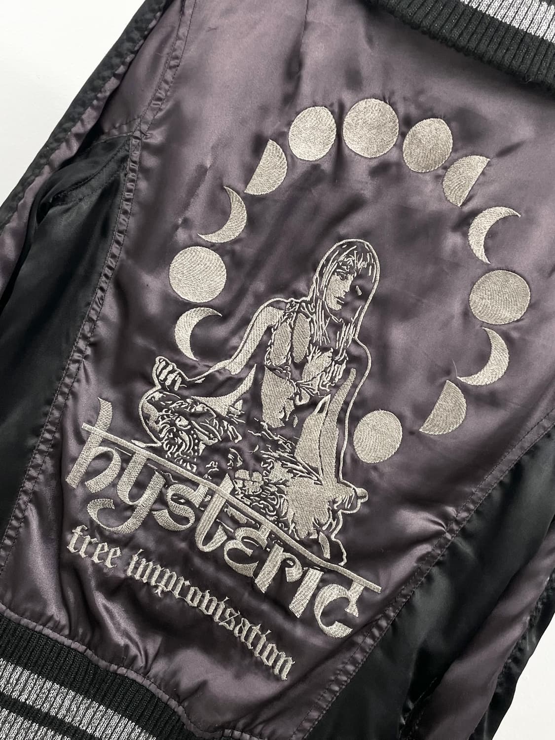 히스테릭글래머 히스걸 자수 새틴 집업*레어 상품이미지10