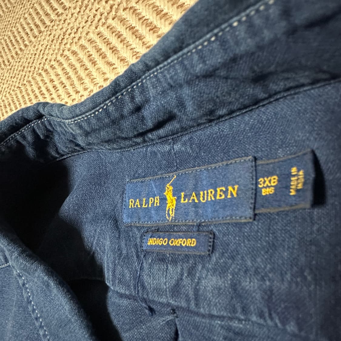 POLO RALPH LAUREN indigo big size shirt 상품이미지3