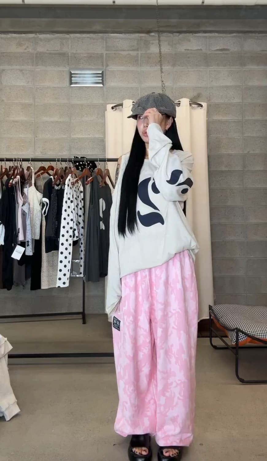 미스테리어스호텔 222 HOLE SLEEVE 아이보리 상품이미지3