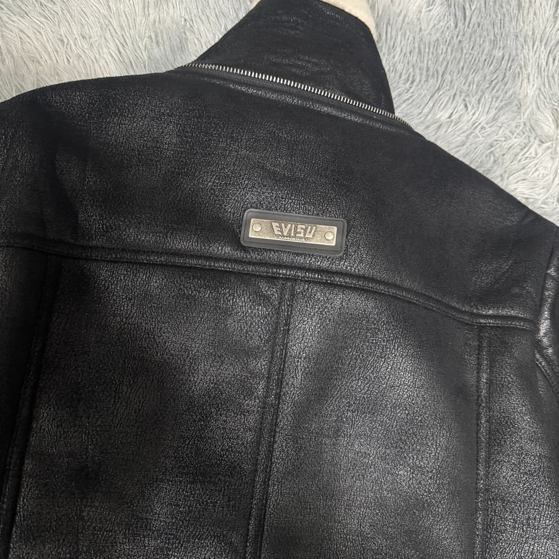 에비수 무스탕자켓 M사이즈  상품이미지3
