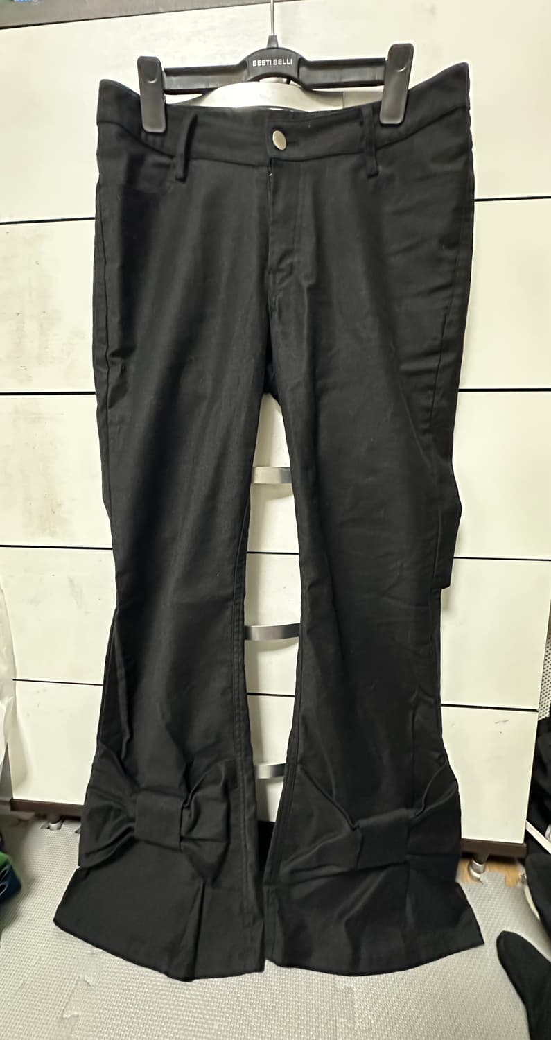 체메씨 보우 부츠컷 팬츠 2사이즈 상품이미지3