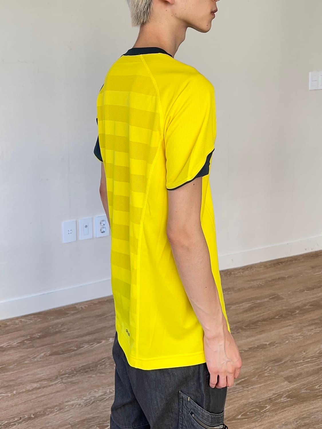Adidas CLIMA LITE 스포티 옐로 티셔츠 상품이미지4