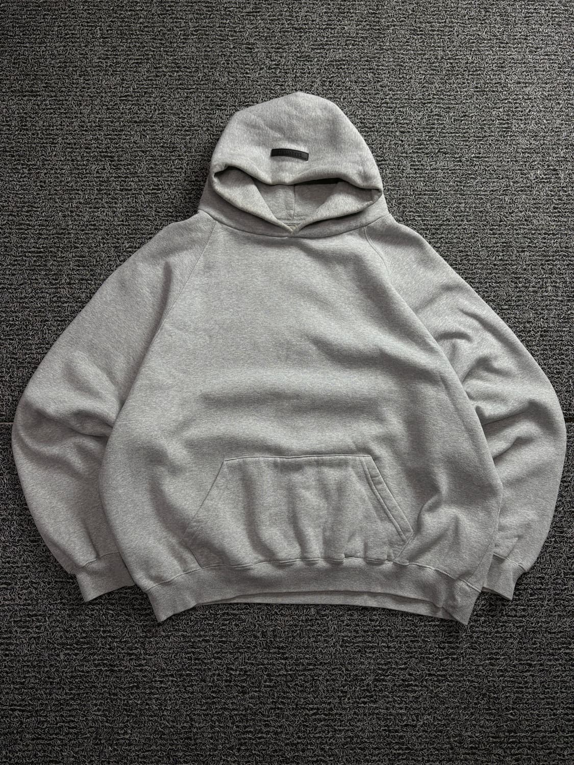 피어오브갓 에센셜 빅로고 박시핏 후디 그레이 1697 상품이미지3