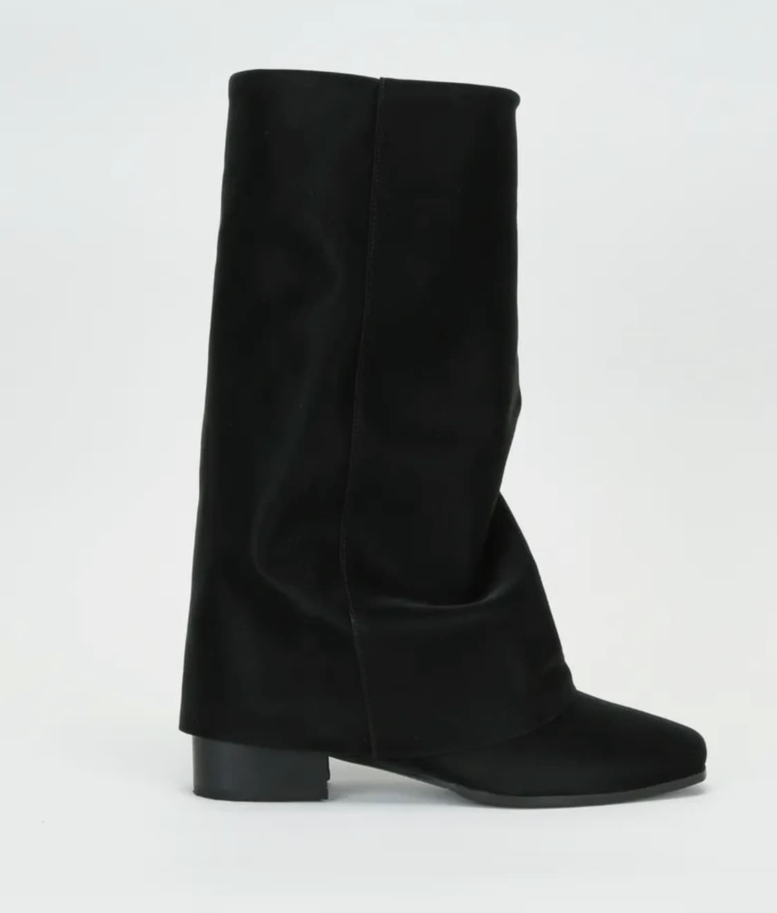 Wrinkle leather boots (black) 상품이미지1