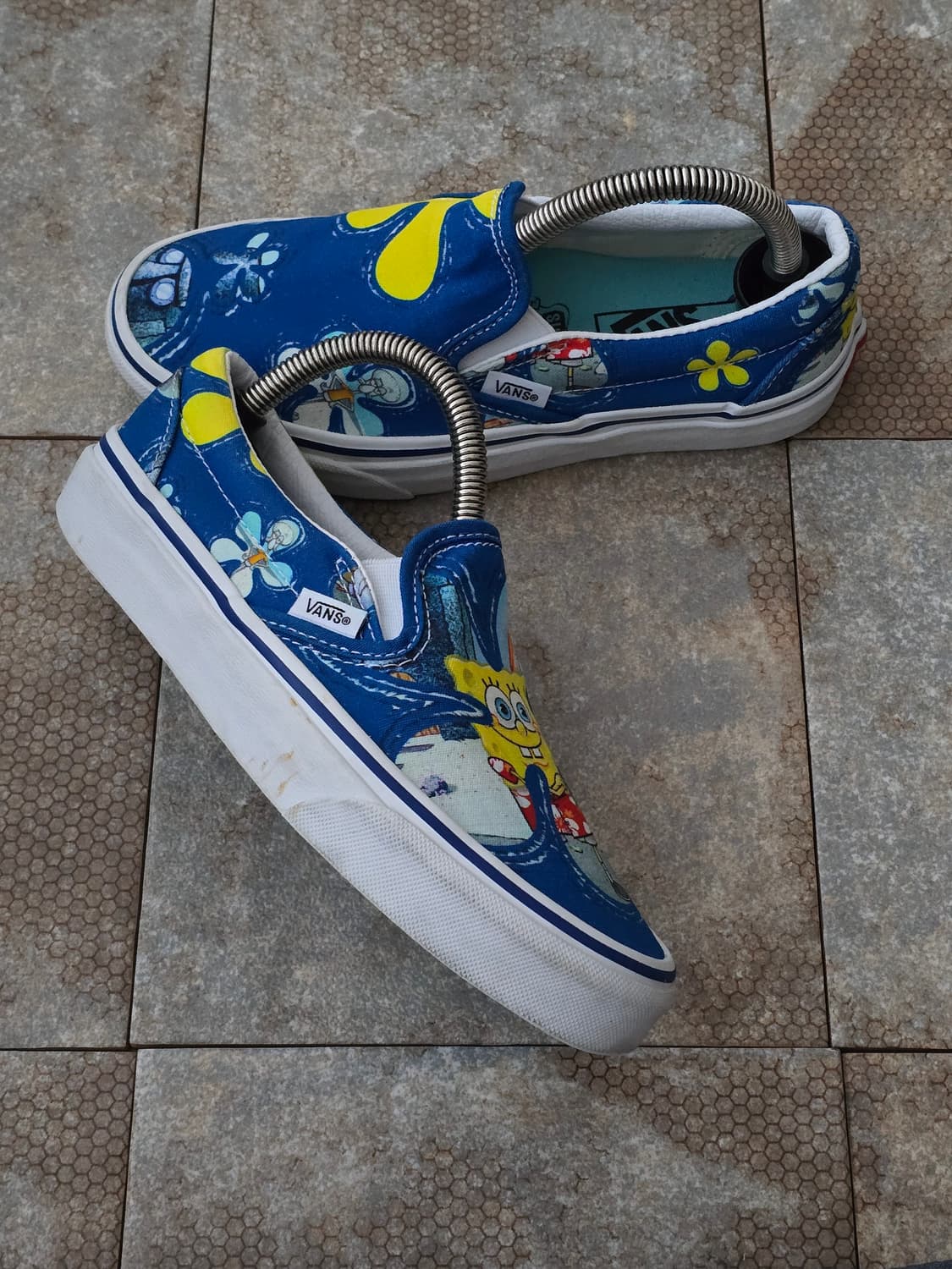 (225)반스 스폰지밥 클래식 슬립온 알로하밥 상품이미지7