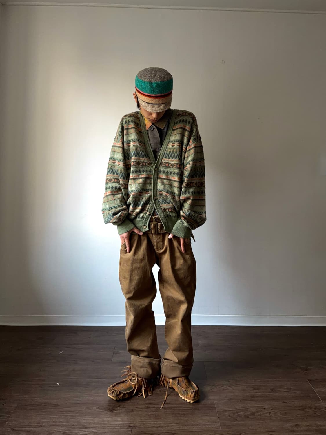 Rageblue 벨티드 샌디 테이퍼드 팬츠 상품이미지6