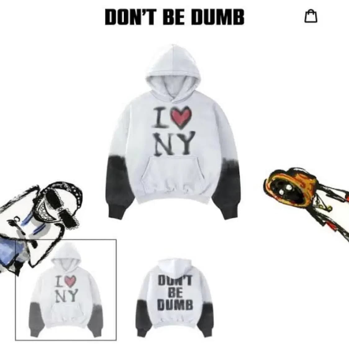 에이셉 라키 ASAP ROCKY DON’T BE DUMB HOODIE 상품이미지1