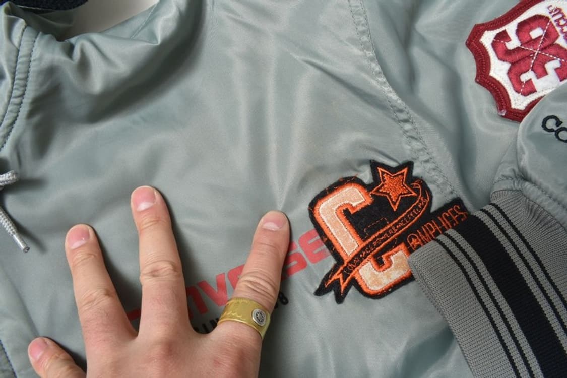 90S 컨버스 야구점퍼 바시티 자켓 L 상품이미지5