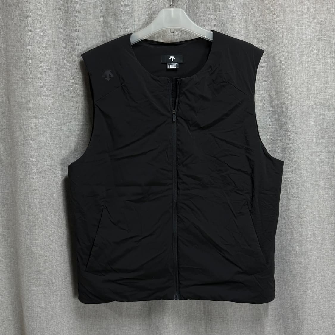 데상트 남성 경량 패딩 집업조끼 자켓 (빅사이즈 115/3XL) 상품이미지1