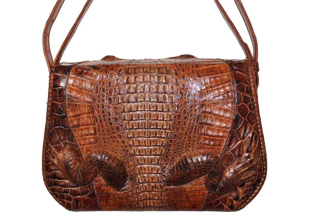 1950s Real Genuine Alligator Leather Bag 상품이미지8