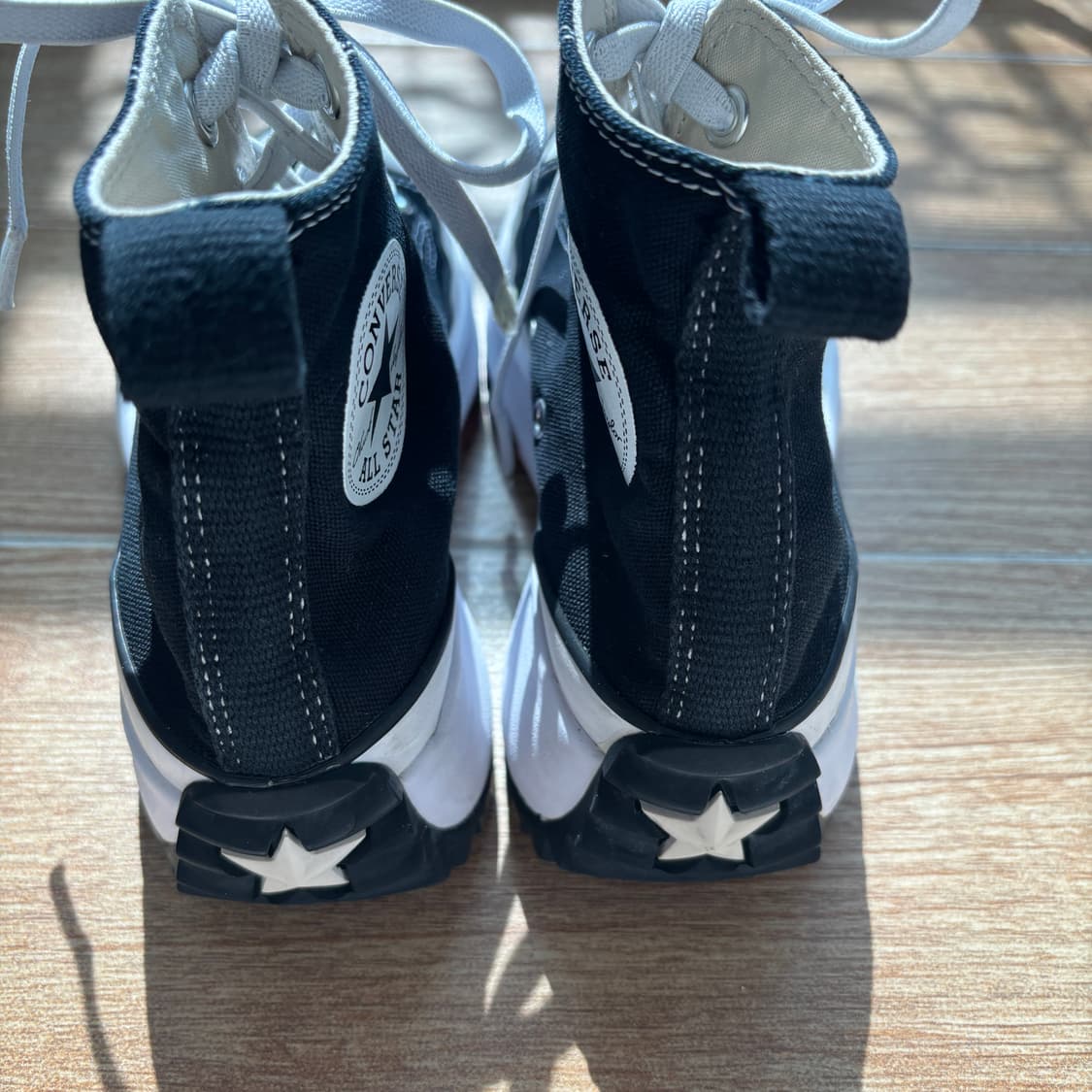 컨버스 런스타 하이크 하이 블랙 화이트 검 230mm 상품이미지6