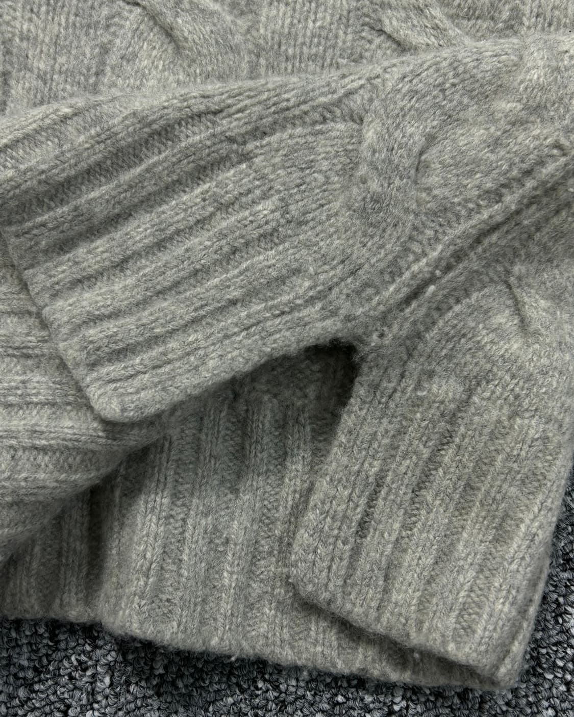 폴로 랄프로렌 꽈베기 케이블 베이지 니트  상품이미지5