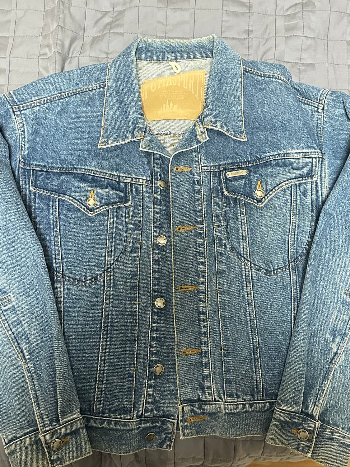 90s 푸마 스포츠 데님자켓 L 상품이미지1