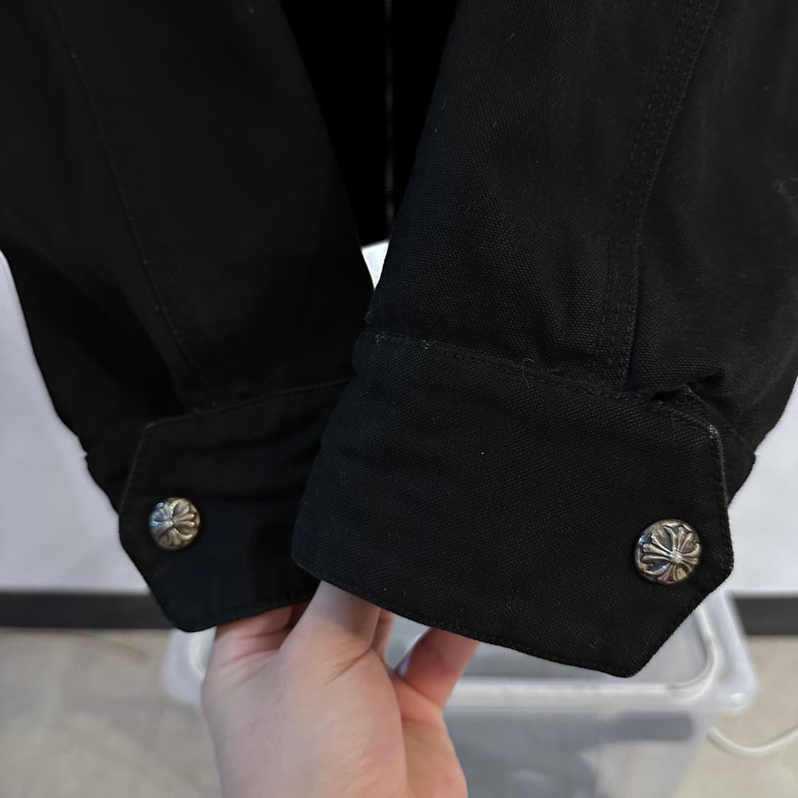 크롬하츠 풀 로고 워크 자켓 블랙 / XL 상품이미지9