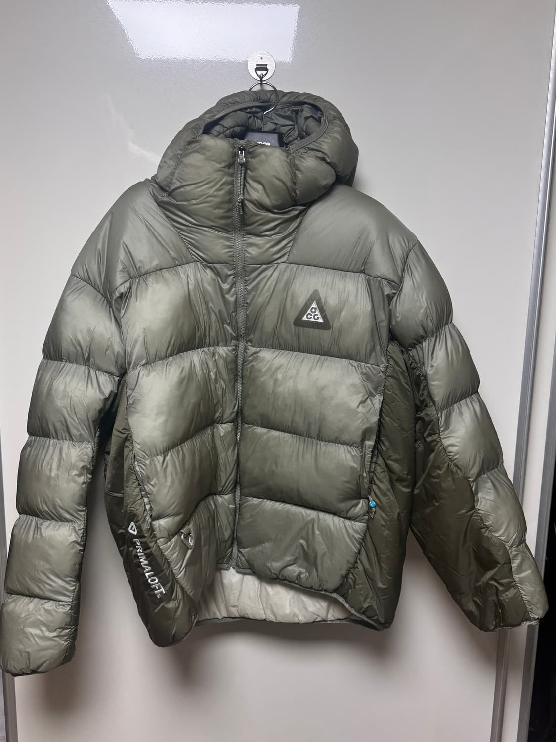 나이키 ACG 루나 레이크 패딩 자켓 라이트 아미 xl 상품이미지3