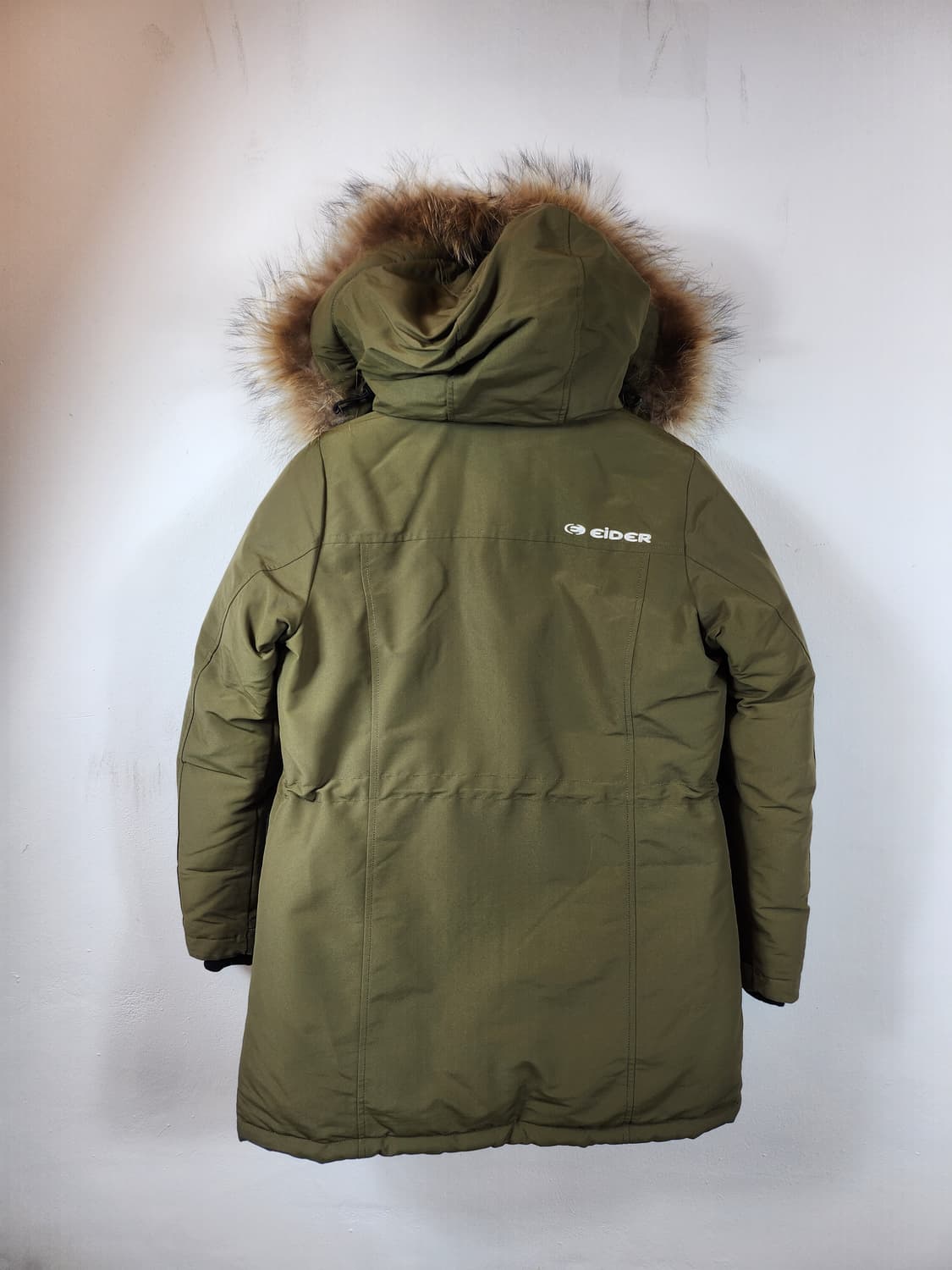 아이더 발열다운패딩 카키 90 S 새제품급 상품이미지5