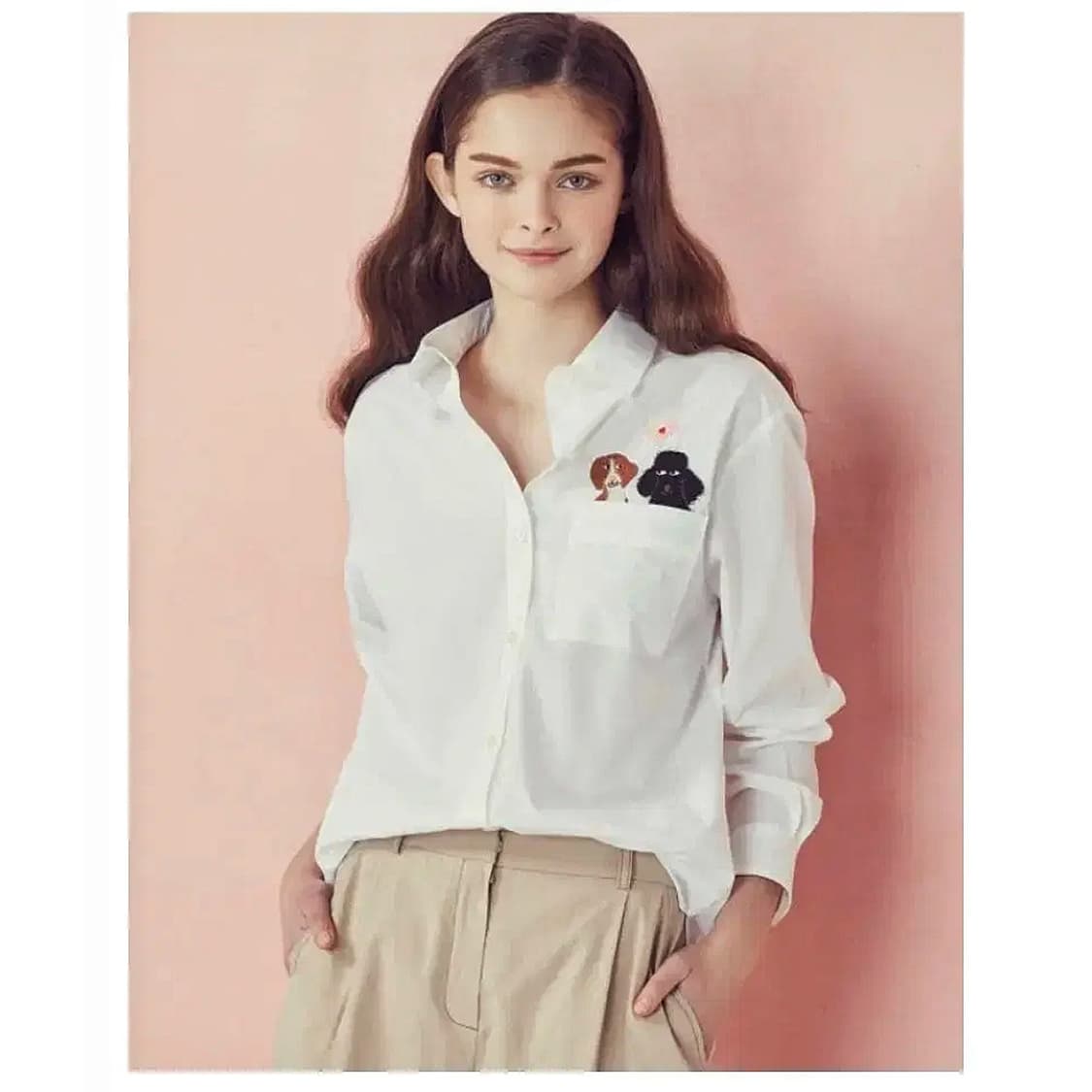 바네사브루노 아떼 자수 셔츠 상품이미지1