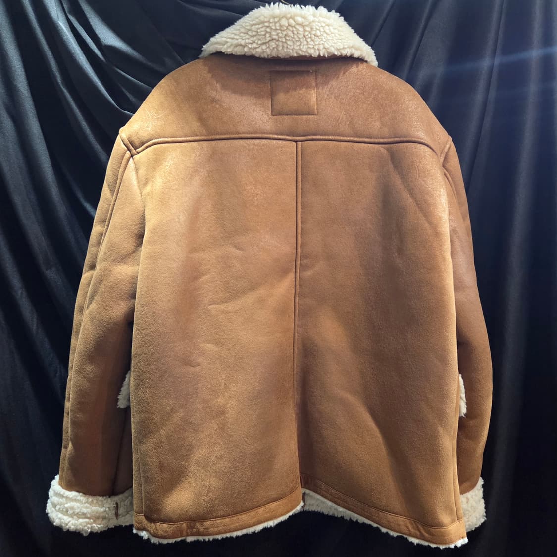 자라 ZARA 무스탕 자켓 브라운 상품이미지3