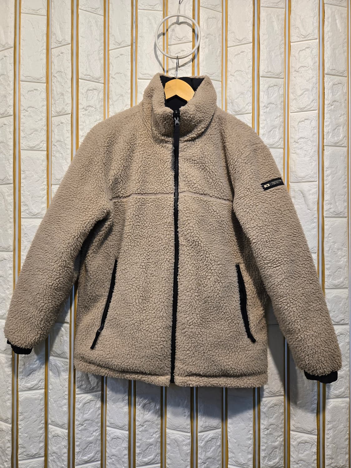 K2 리버시블 양면 뽀글이 오리털패딩 점퍼 95-100 상품이미지5