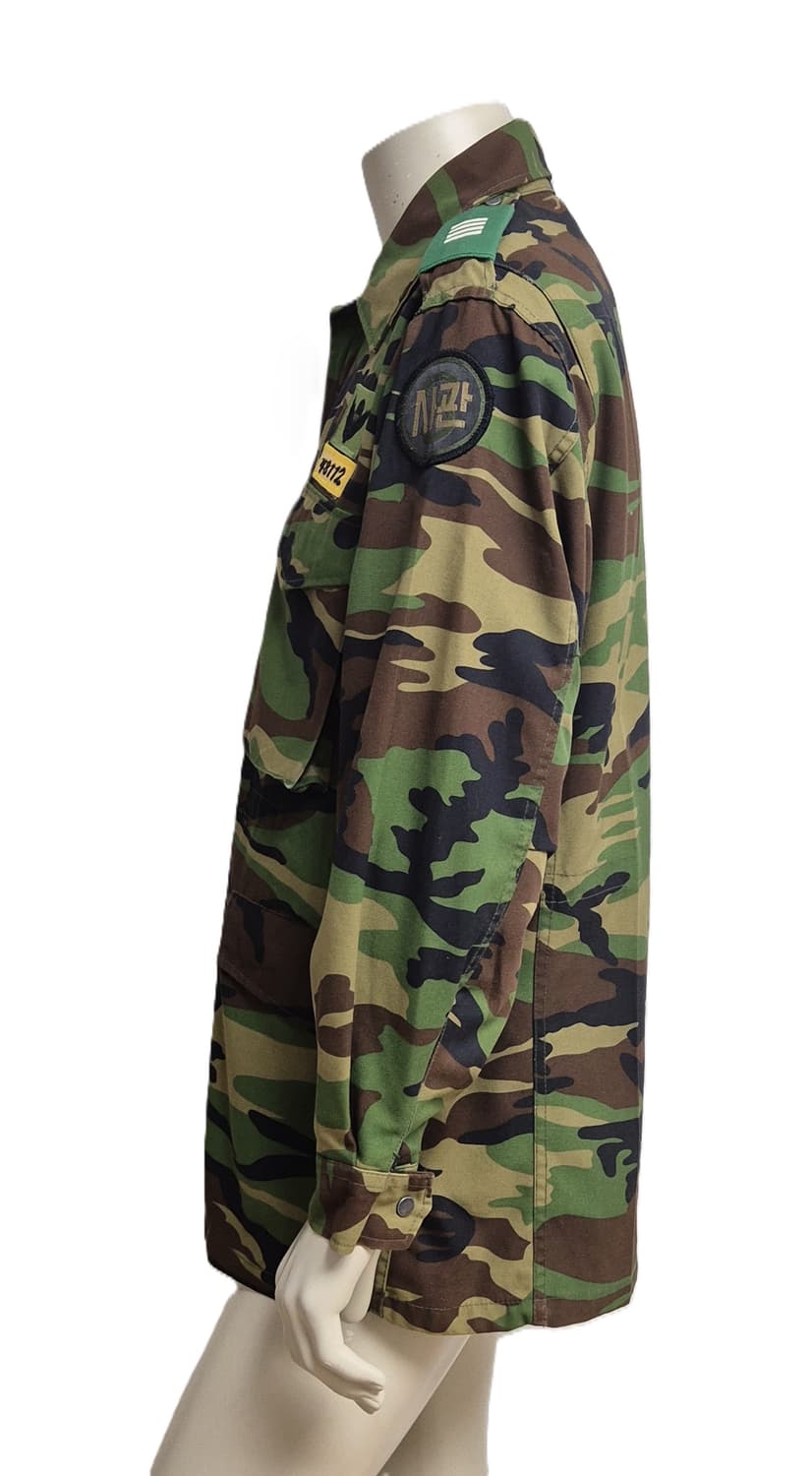 육군 구형 3사관학교 4학년 후기형 야전상의 전투복 상의 자켓 (L) 상품이미지2