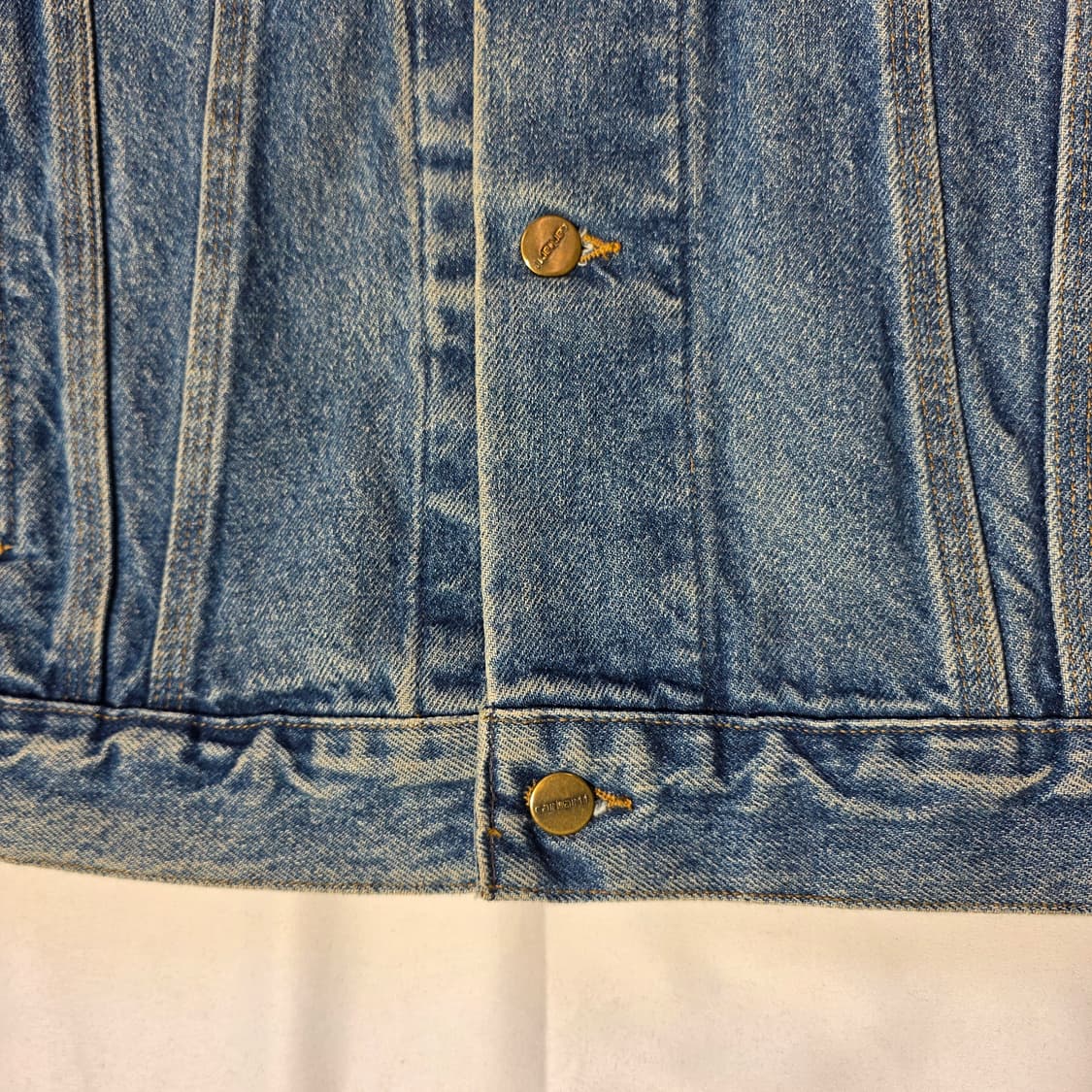 [L]90s 칼하트 CARHARTT 데님 트러커 자켓 청자켓 상품이미지5