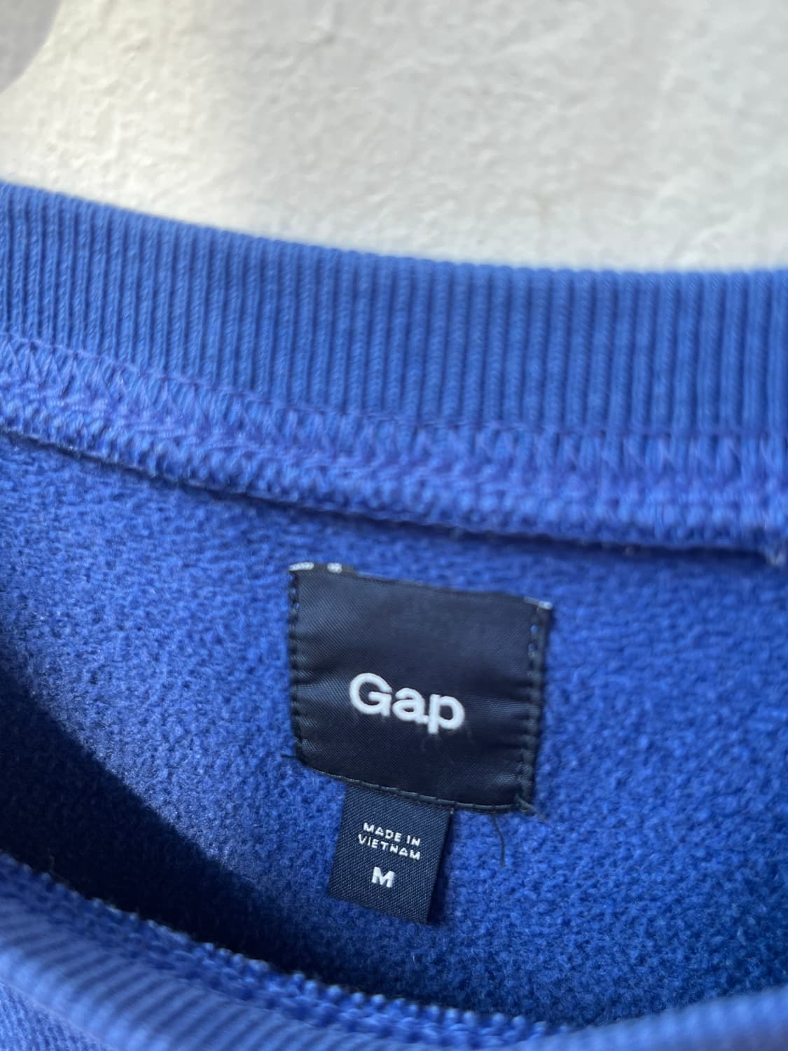 Gap 블루 프린팅 스웻셔츠 M 상품이미지3
