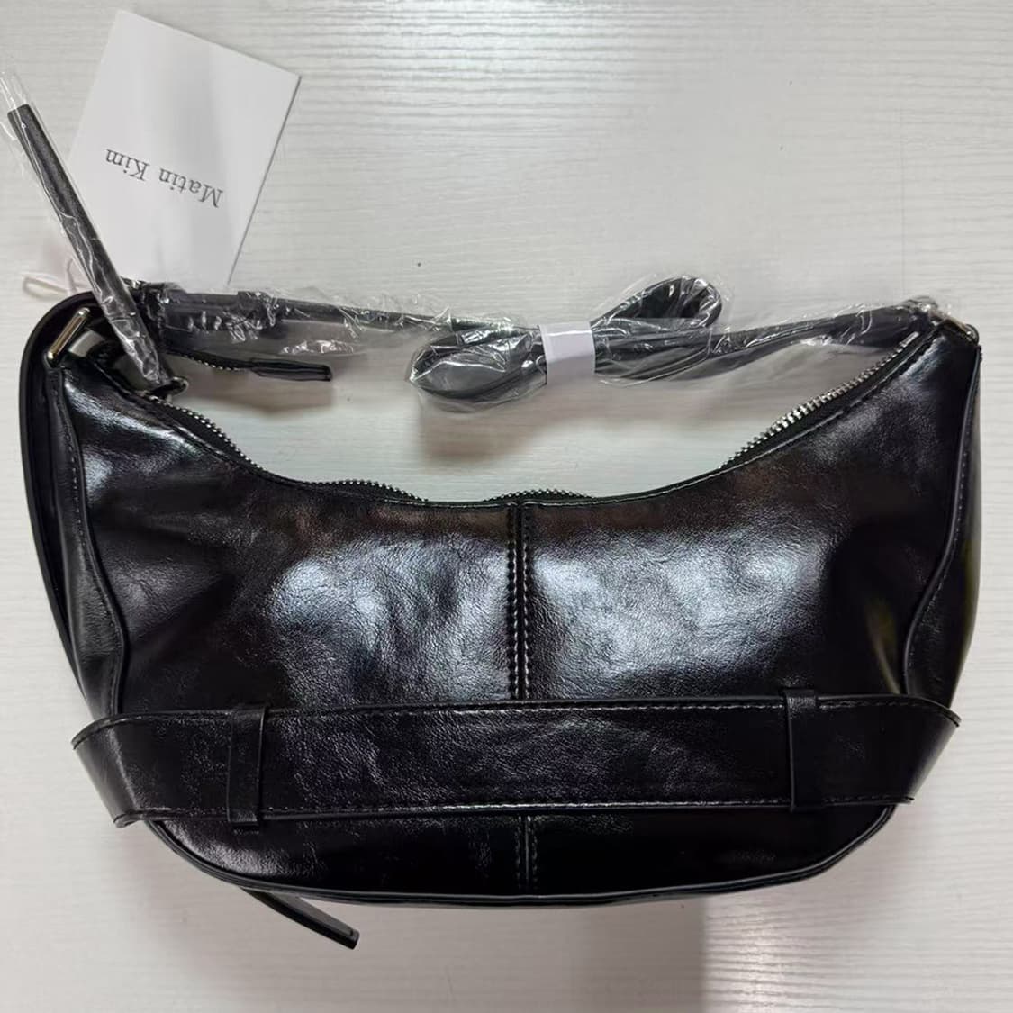 (새상품)마뗑킴 벨트드 숄더백 미니백 블랙 마땡킴 상품이미지2