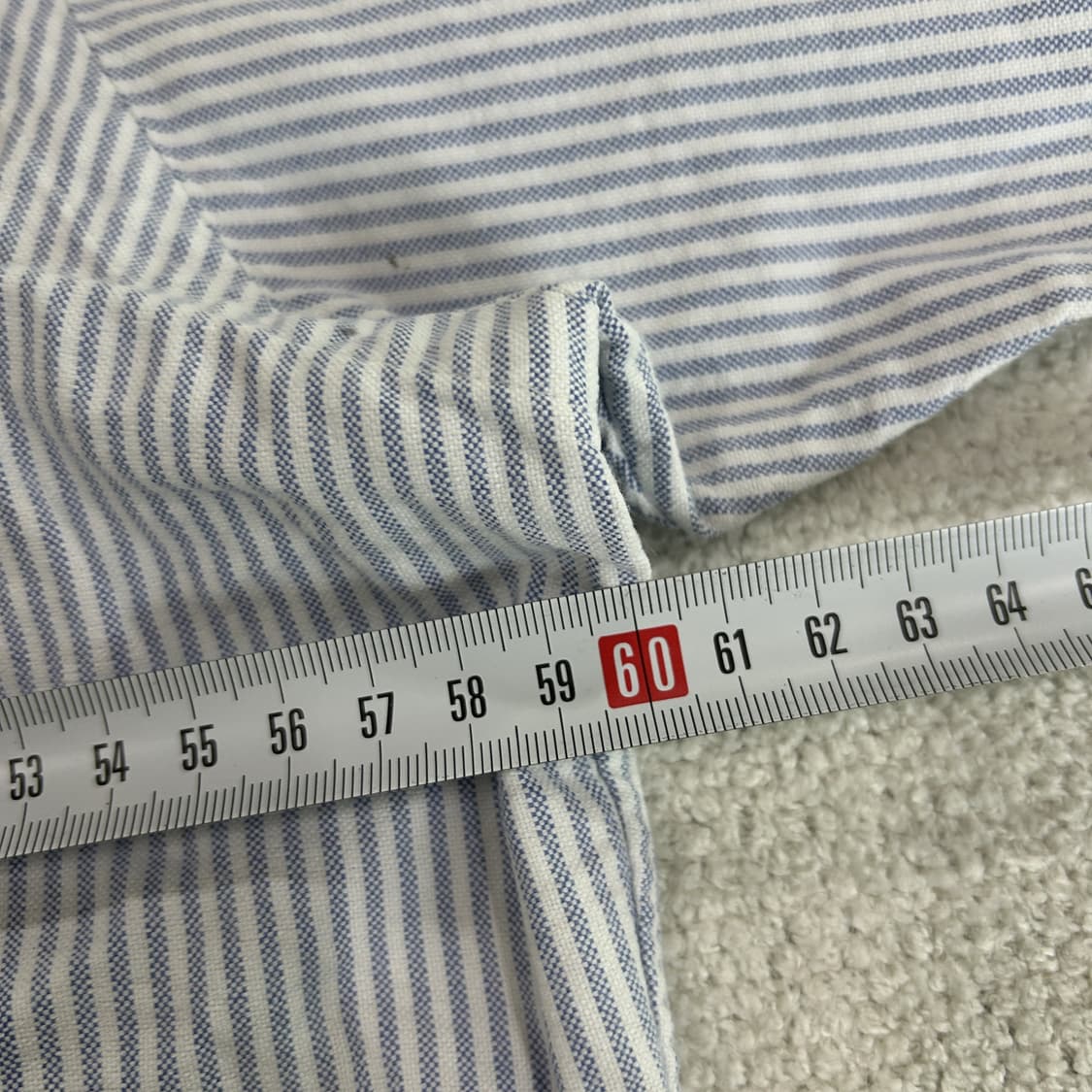 폴로 랄프로렌 스트라이프 셔츠 실측 사이즈 100 상품이미지6