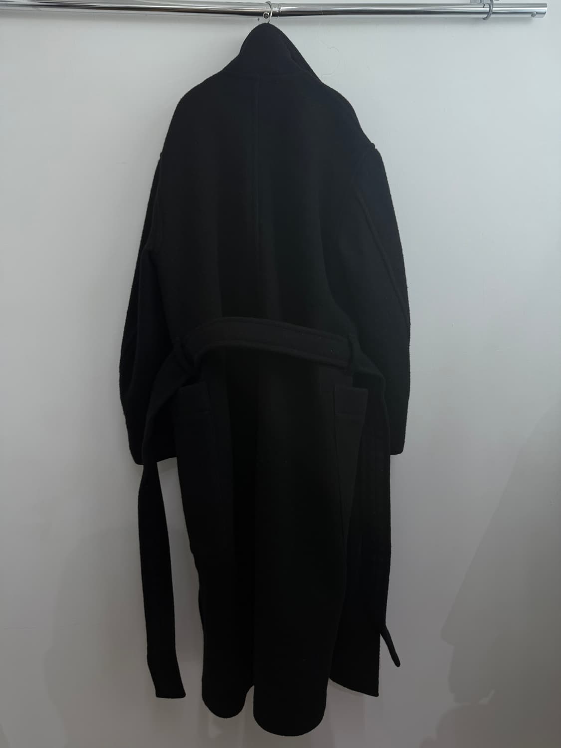 르메르 더블 울 랩 코트 블랙 xxs 상품이미지5