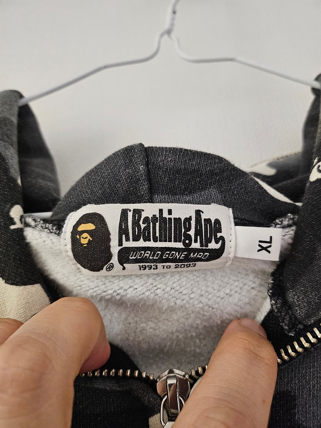 베이프 bape 카모 샤크 후드집업 상품이미지7