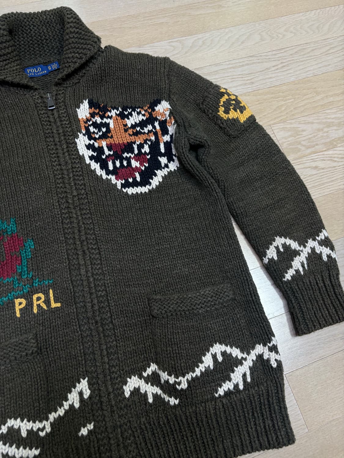 폴로랄프로렌 타이거 니트 집업 가디건 상품이미지8