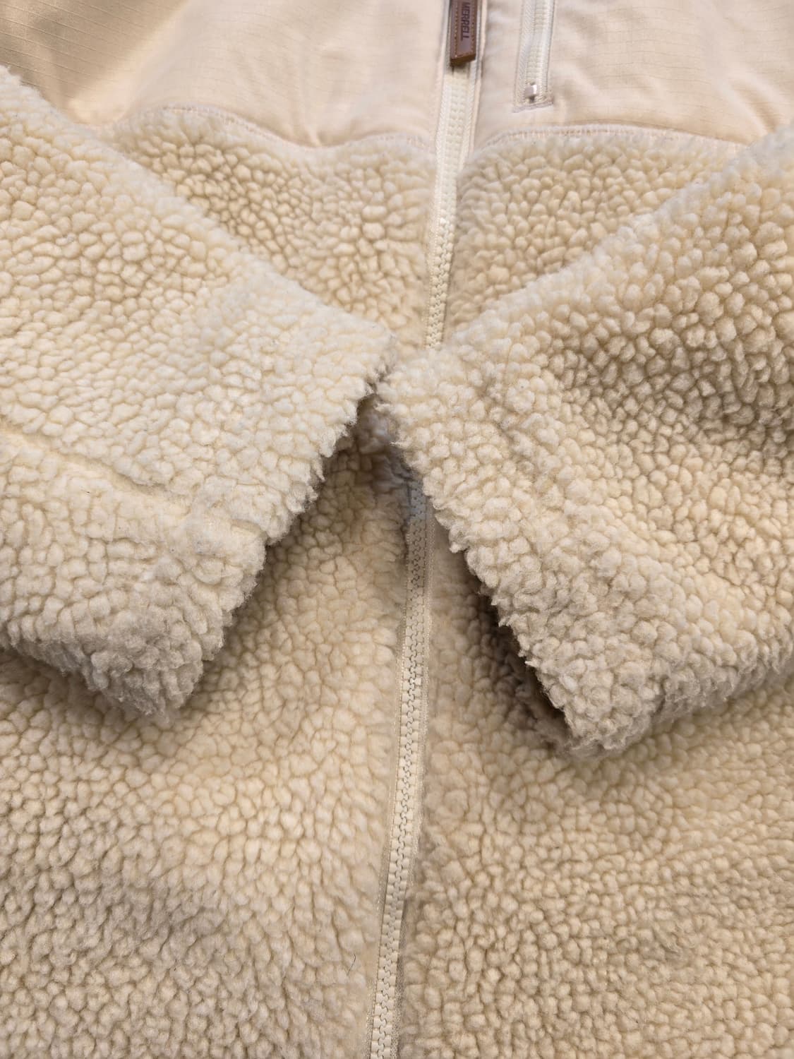 머렐 여성 뽀글이 롱 후리스 아이보리 66 상품이미지9