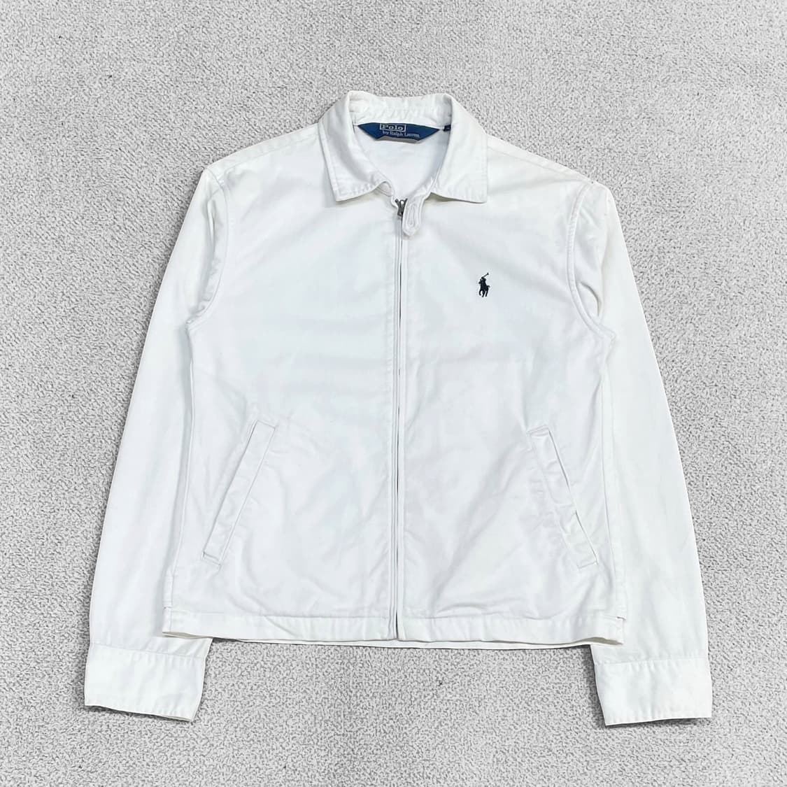 폴로 랄프로렌 포니 로고 스윙톱 블루종 자켓 화이트 상품이미지1