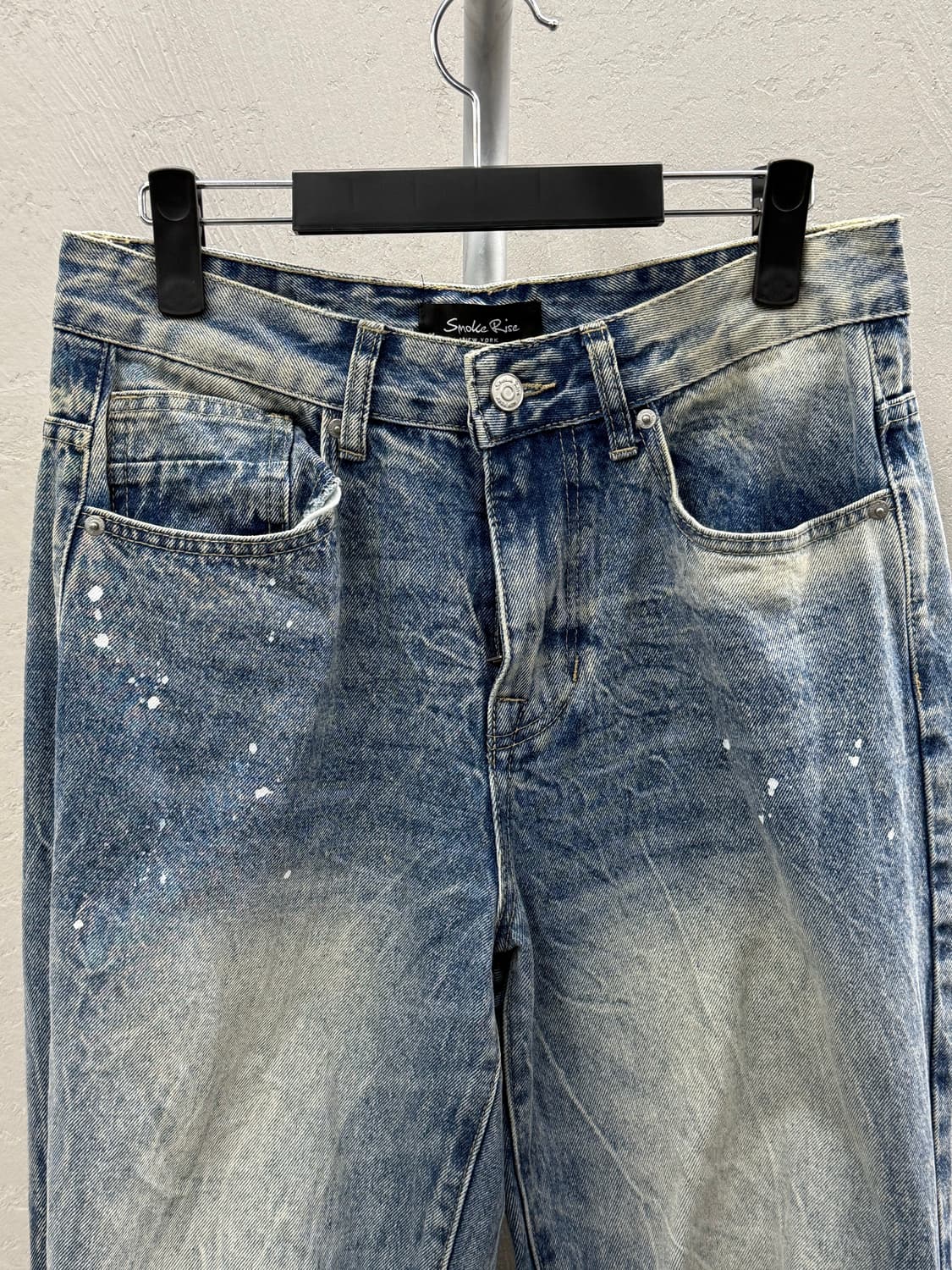 스모크 라이즈 KNEE PLEAT JEANS 데님 팬츠 30 상품이미지3