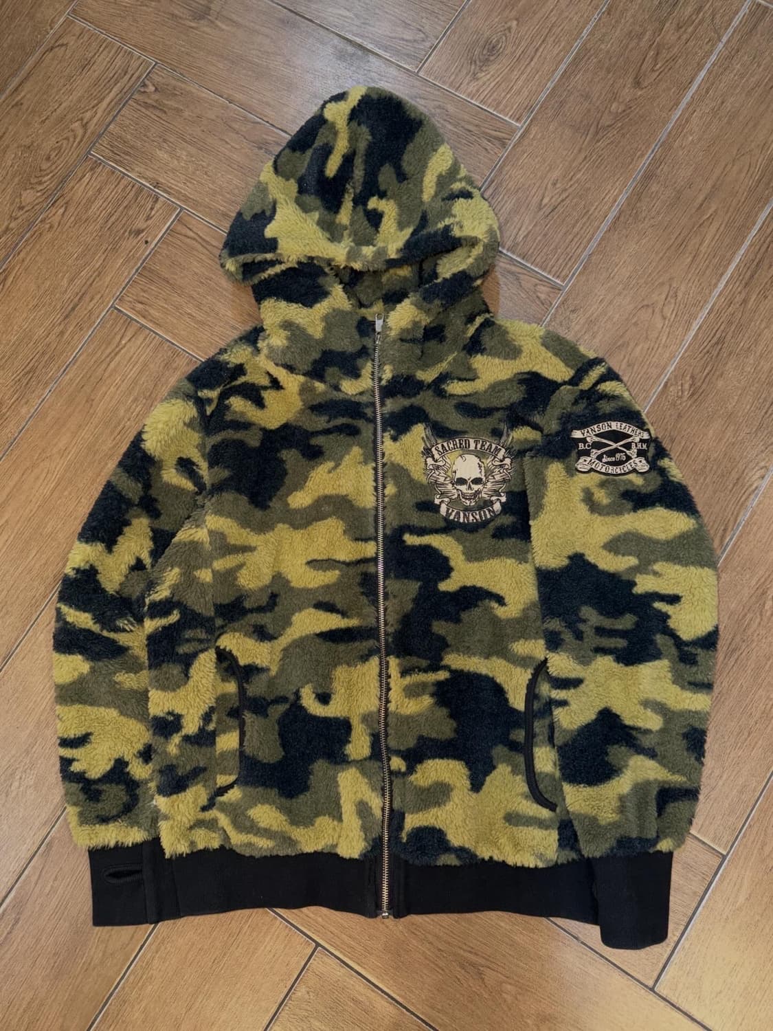 밴슨 카모패턴 후리스 후드집업 ( 대장 / 간절기 소장템 ) 상품이미지8