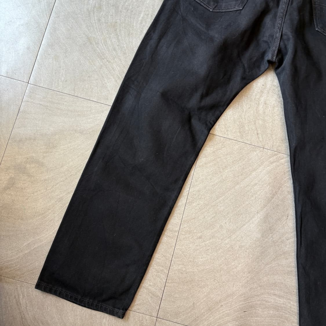 리바이스 정품 505 데님 블랙 팬츠 바지 상품이미지8