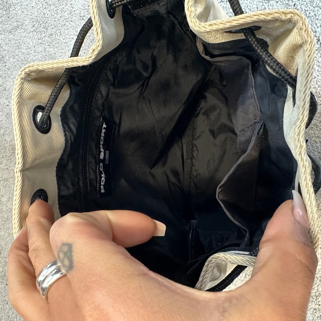 폴로 90s 빈티지 폴로 스포츠 나일론 버킷백F 상품이미지4