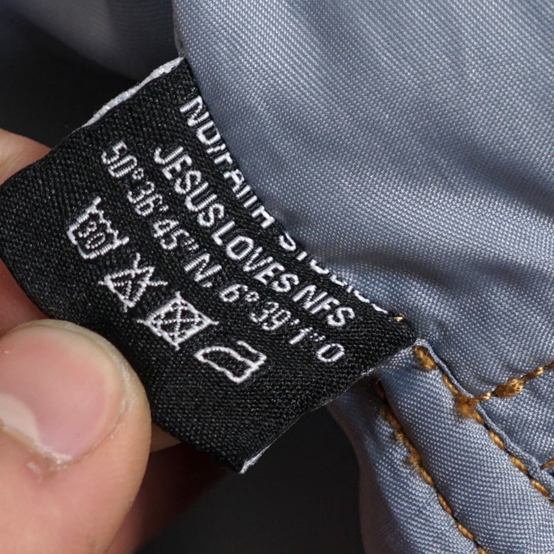 No Faith Studios 데님 퍼 자켓 상품이미지10