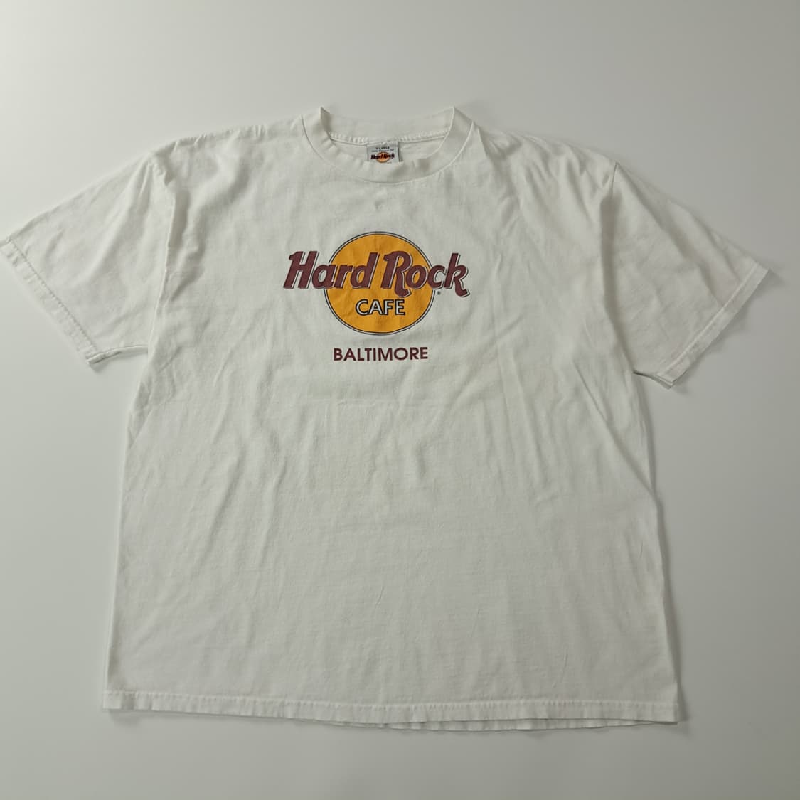 CK369 XL 하드락카페 90s 미국판 볼티모어 반팔 티셔츠 상품이미지1
