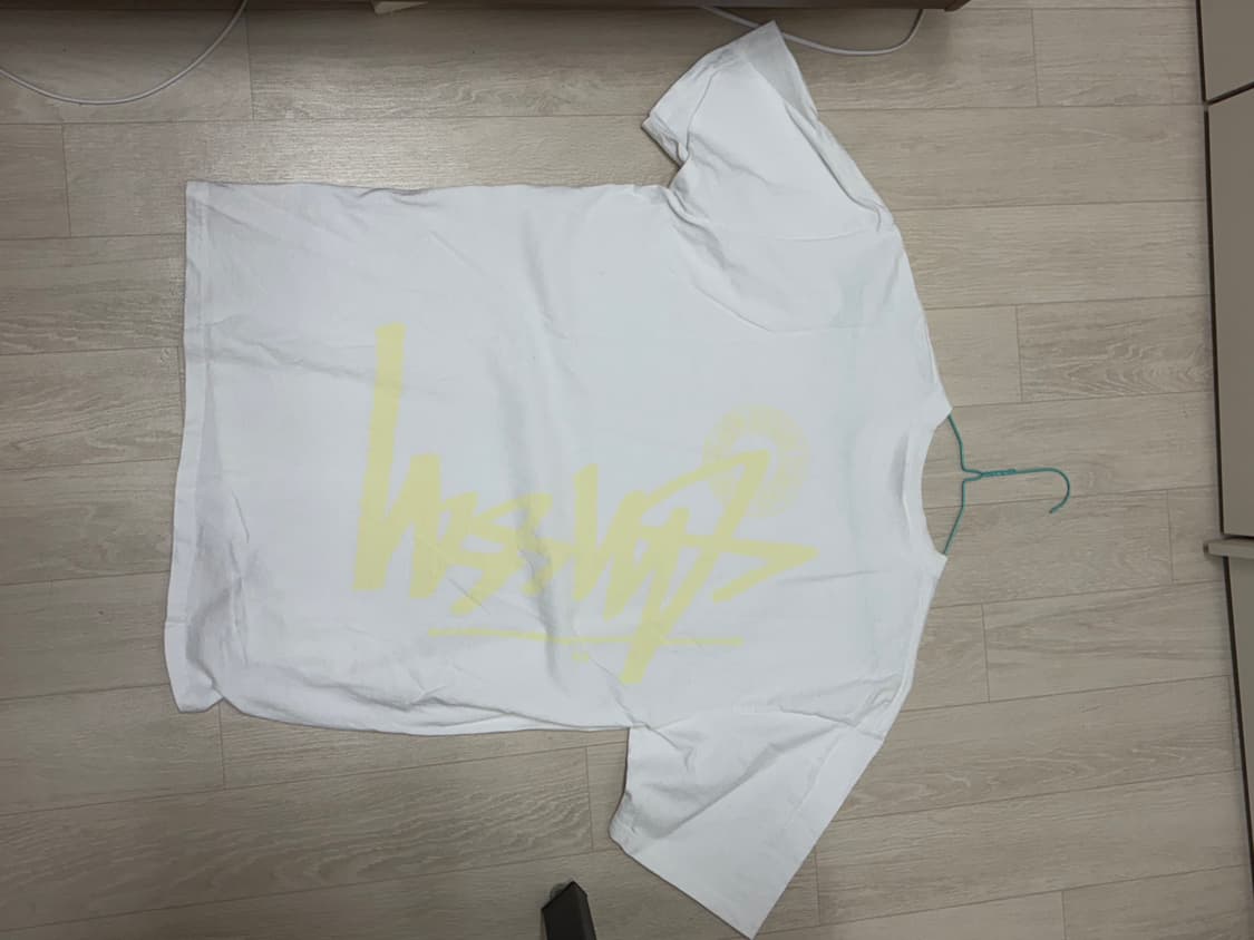 스투시 부아나 스탁 티셔츠 화이트 상품이미지1