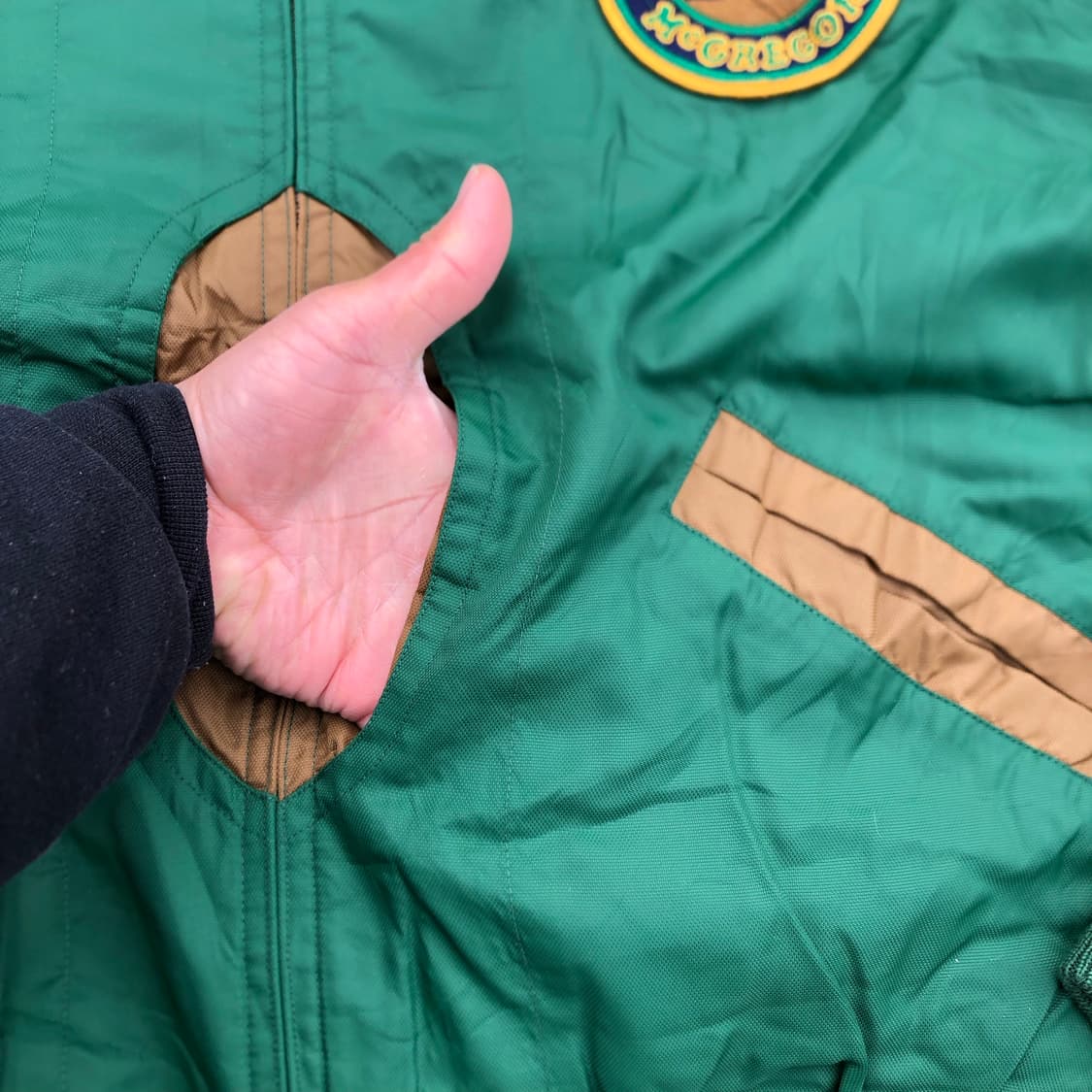 [L] 맥그리거 나일론 누빔 바시티 자켓 상품이미지7