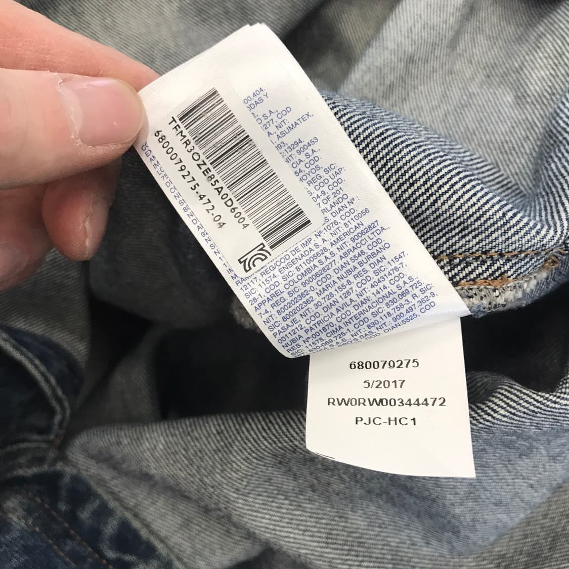 타미힐피거 이태리 최상급 자수 원피스데님자켓 [여성66-77] 상품이미지8