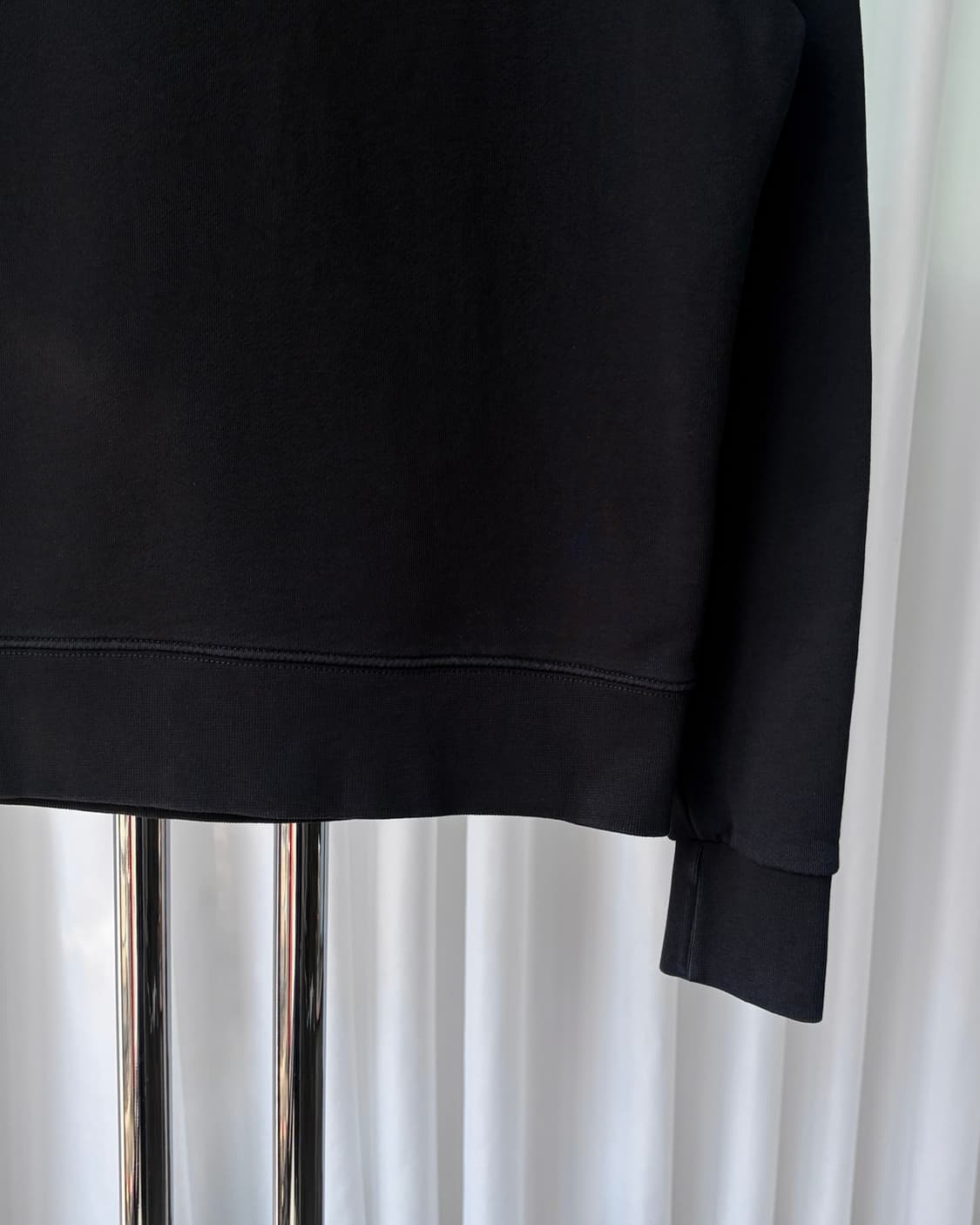 [L]메종 키츠네 트리컬러 폭스 패치 맨투맨 black 상품이미지5