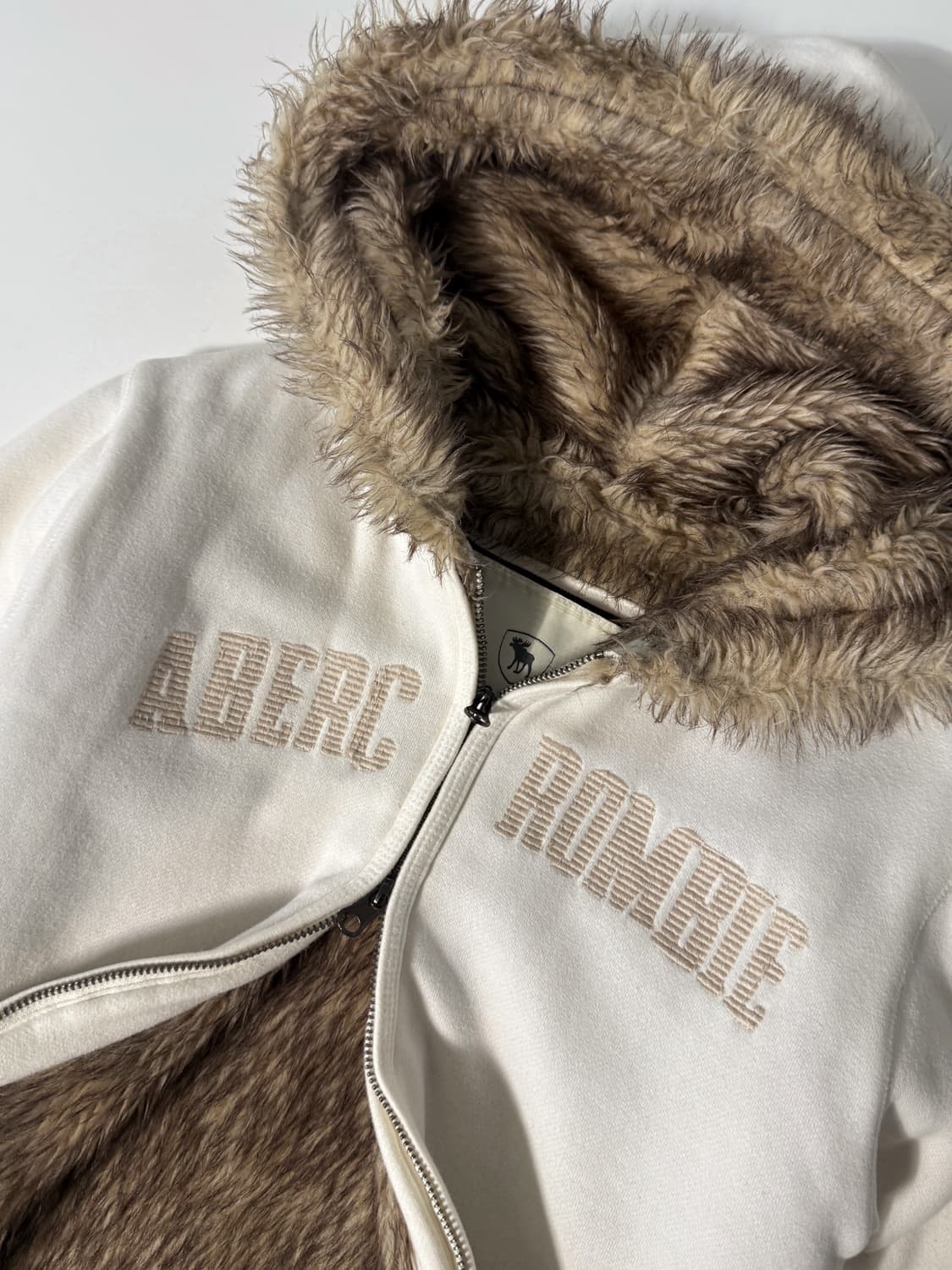 아베크롬비 00‘s 화이트 울프죠 투웨이 후드집업 상품이미지4