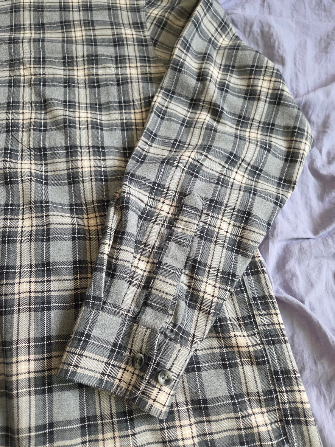 엘엘빈 플란넬 체크 셔츠 M 105 상품이미지2