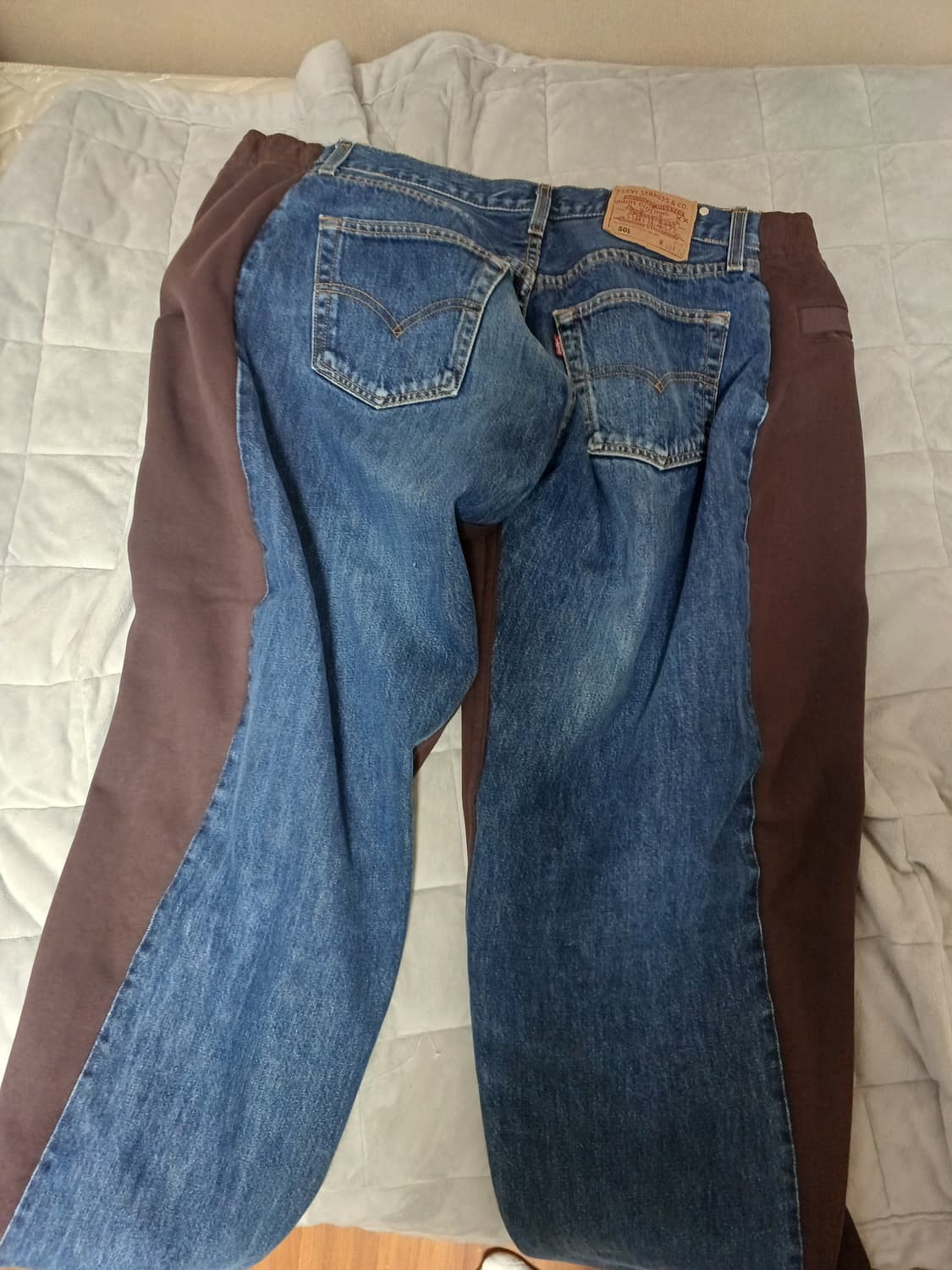 Bless 오버조깅진 나이키 리바이스 브라운/청 S 사이즈 상품이미지3