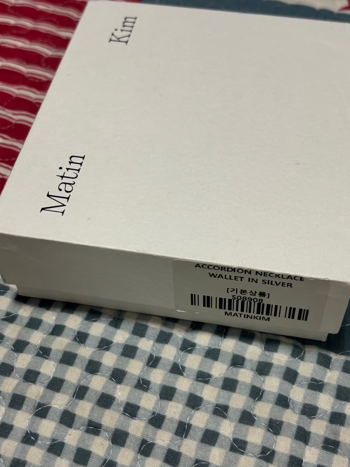 마뗑킴 아코디언 네클리스 지갑 실버 상품이미지9